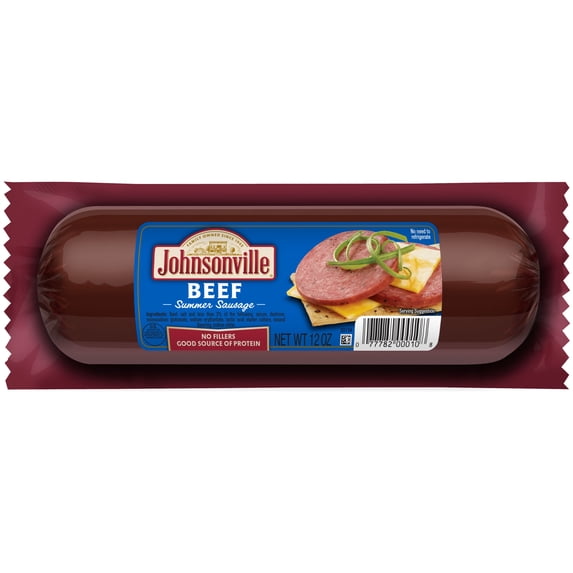 Johnsonville Beef Smoked Summer Sausage, 12 oz