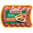 thumbnail image 1 of Johnsonville Four Cheese Italian Pork Sausage Links, 19 oz, 5 Count Tray, 1 of 13