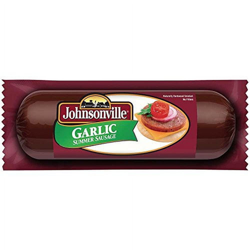 Johnsonville Garlic Summer Sausage, 12 Ounce 12 per case.