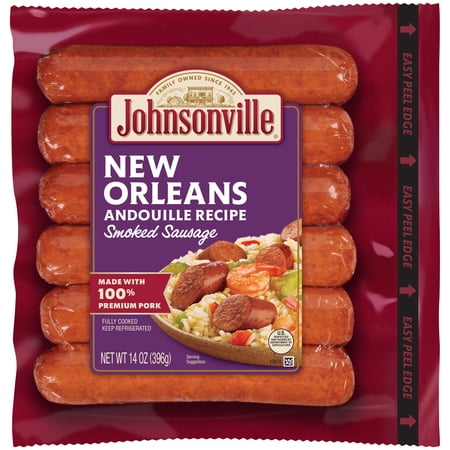 Johnsonville New Orleans Andouille Smoked Sausage, 6 Links, 14 oz
