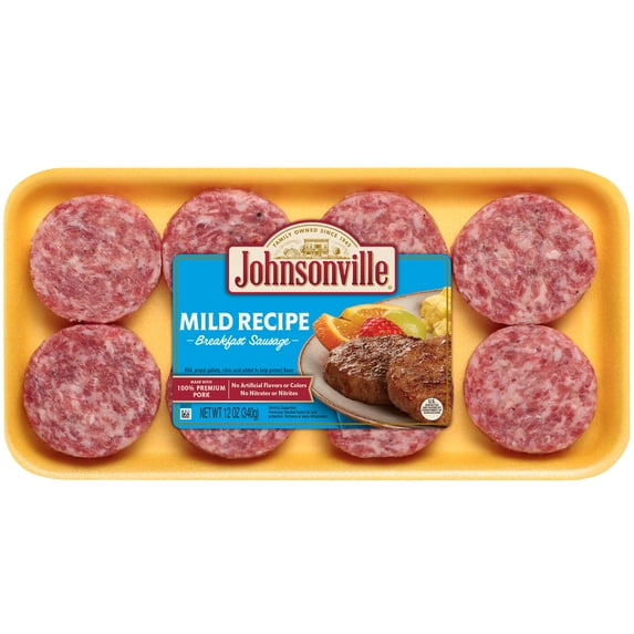 Johnsonville Original Breakfast Sausage, 8 Patties, 12 oz (Fresh)