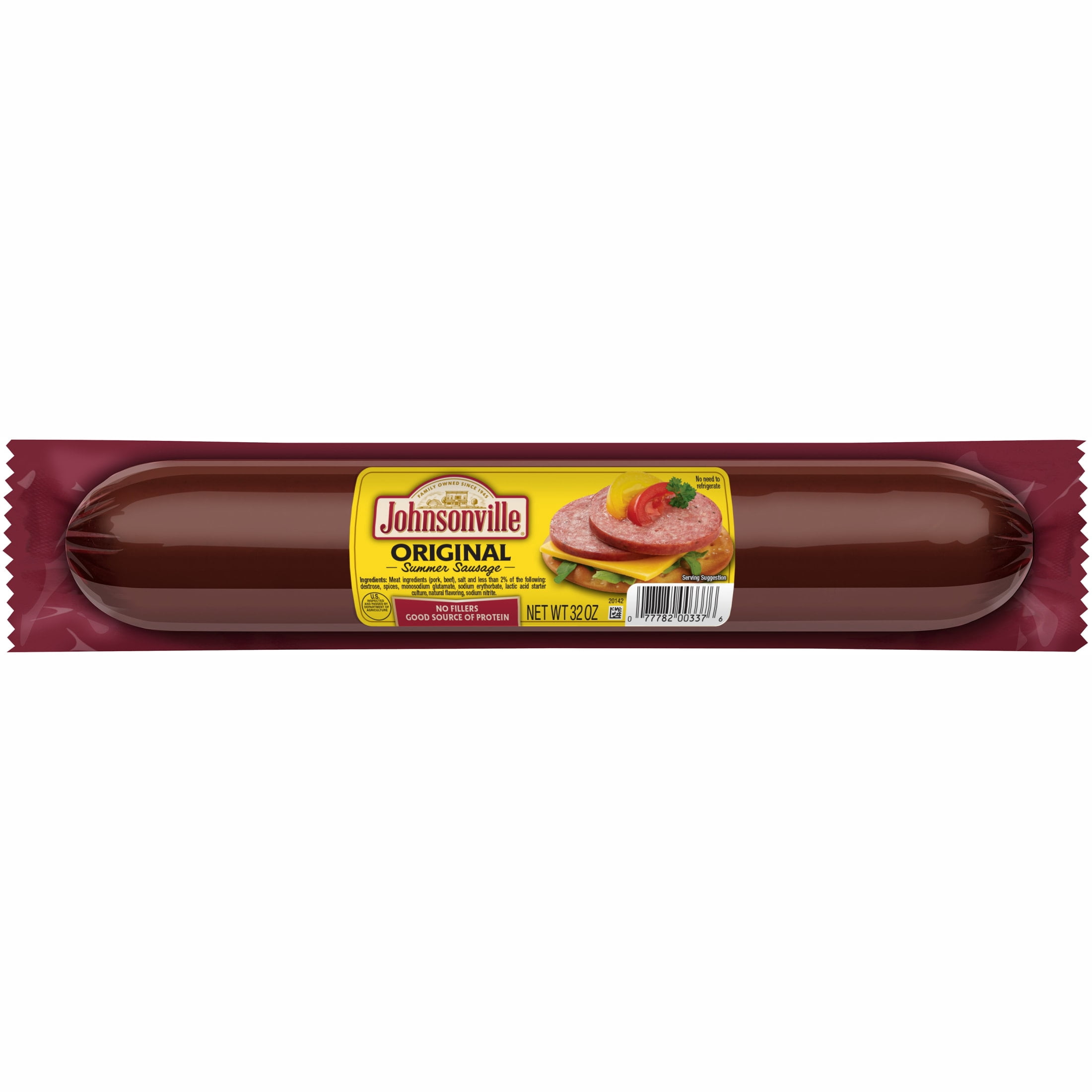 Johnsonville Original Smoked Summer Sausage, 32 oz
