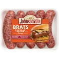 thumbnail image 1 of Johnsonville Bacon Cheddar Pork Bratwurst Links, 19 oz (5 Count) Refrigerated, 1 of 13