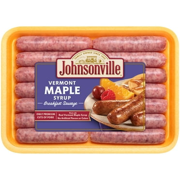 Johnsonville Vermont Maple Syrup Breakfast Sausage, 14 Links, 12 oz (Fresh)