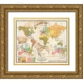 thumbnail image 1 of Johnston, Alexander Keith 13x12 Gold Ornate Wood Framed with Double Matting Museum Art Print Titled - Religious belief, 1854, 1 of 4