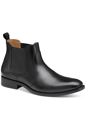 Johnston & Murphy Men\'s 7.5M Black Leather Chukka Boots Johnston & Murphy Men main image 4