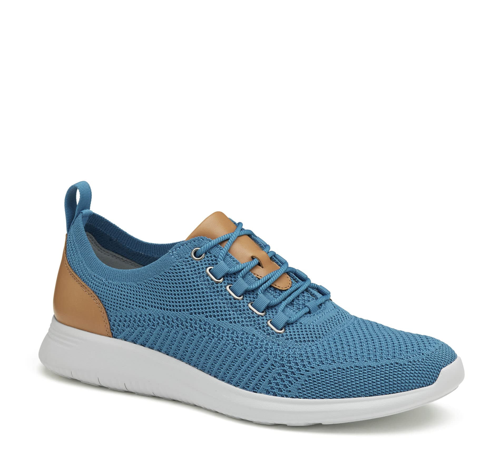 Johnston Murphy Men s Amherst Knit U Throat Casual Shoes Blue Knit 13 Walmart
