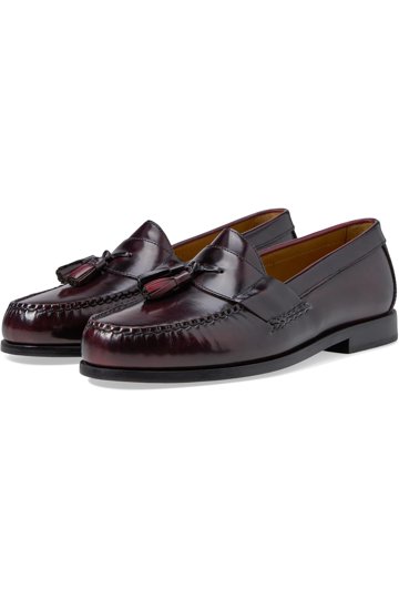 Johnston & Murphy Size 9.5 Men\'s Vintage Tassel Loafer Shoes Burgundy Brown Johnston & Murphy | Shoes | Johnston Murphy Mens Brown And  main image 4