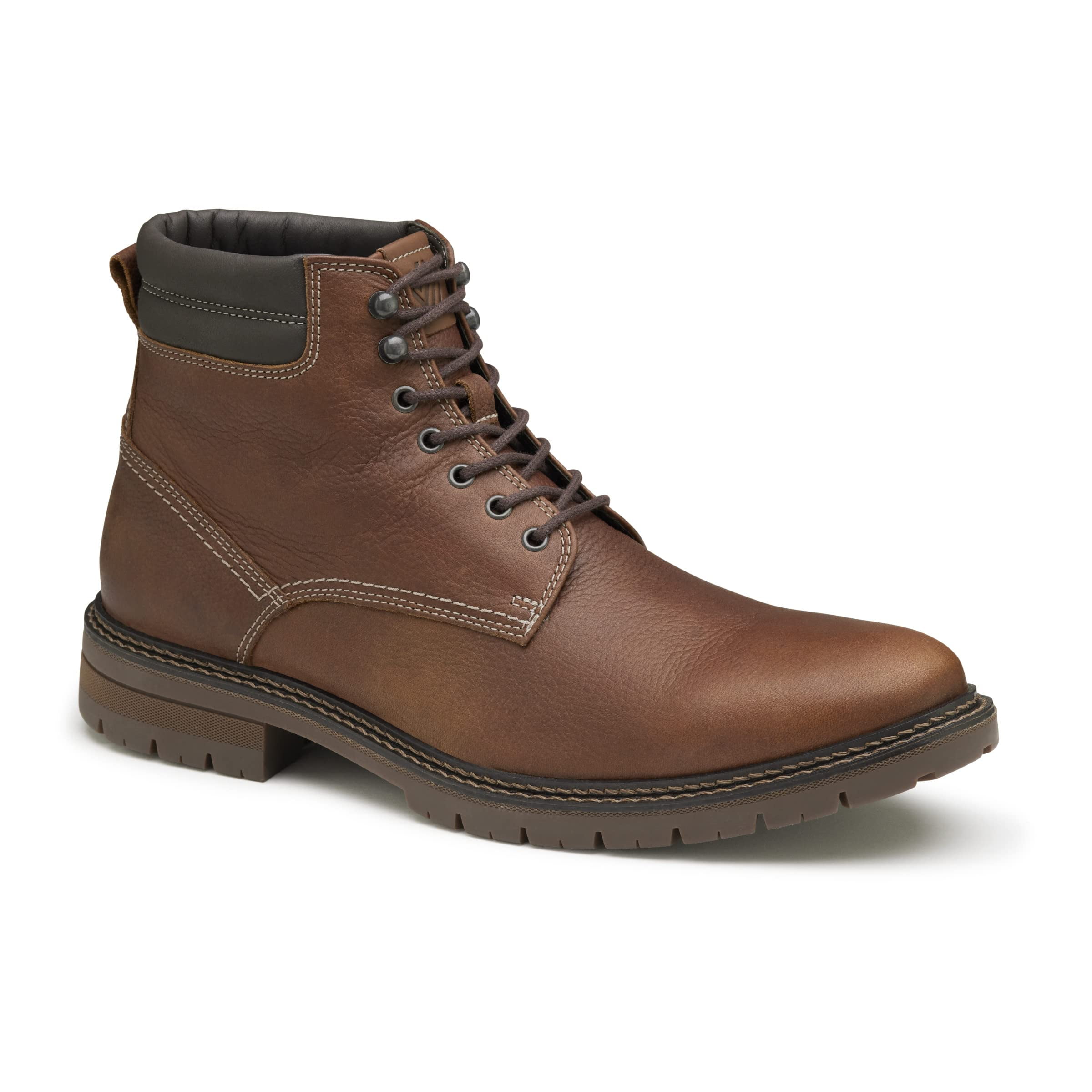 Johnston Murphy Men s Kipton Plain Toe Boots Brown Oiled Full Grain 10 Walmart