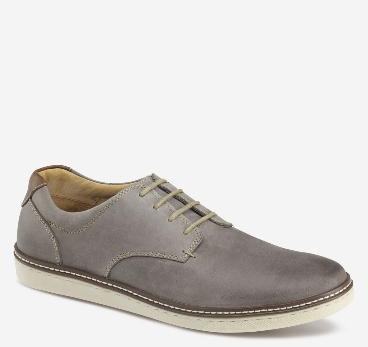 Plain Toe Johnston And Murphy Grey Suede Johnston Murphy Men's