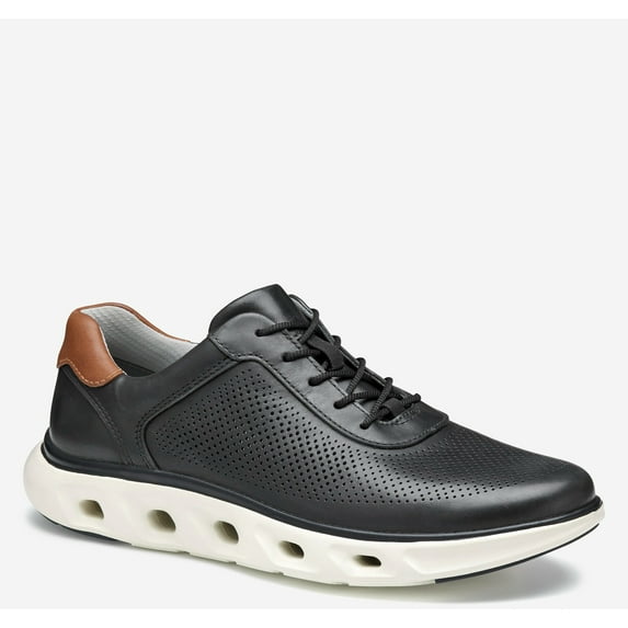 Johnston & Murphy Men's Reactivate U-Throat, Color: Black Full Grain ...