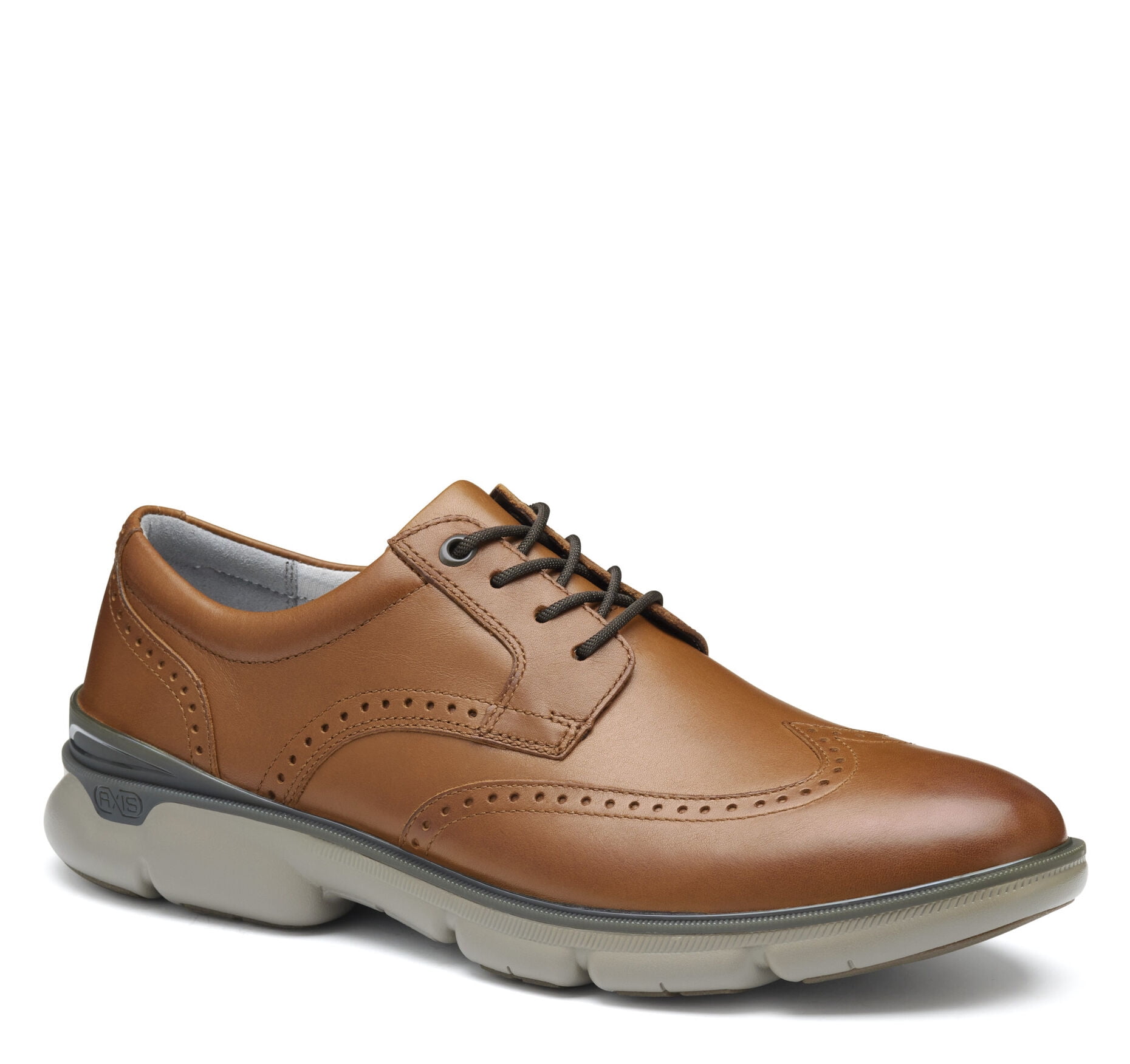 Johnston & Murphy Jenson Longwing Dress Shoe – Casual Lace-Up Leather Shoes For Men