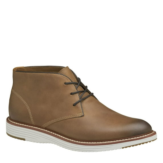 Johnston & Murphy Men's Upton Chukka Tan Oiled Full Grain 8.5 US