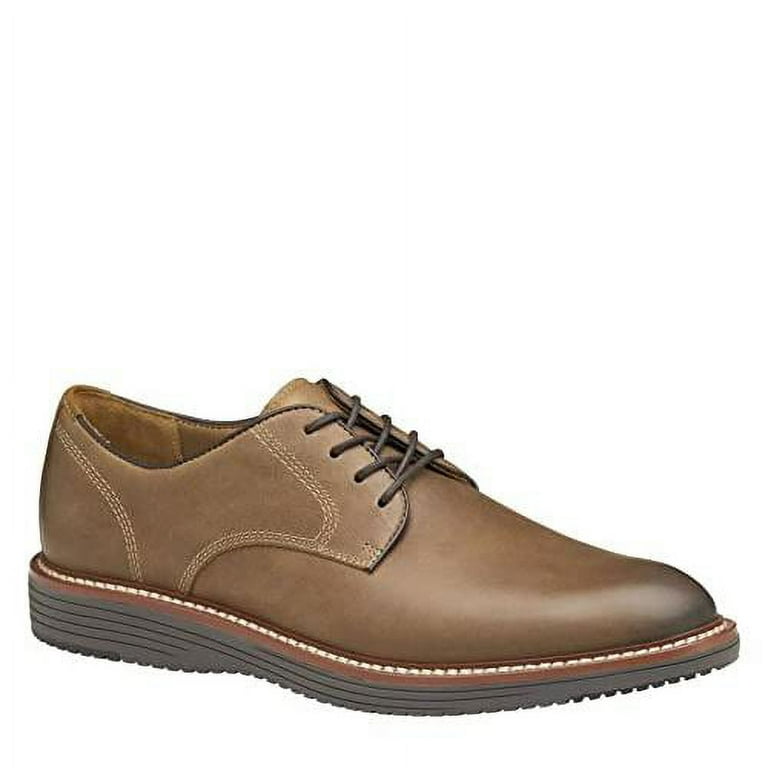 Johnston Murphy Men s Upton Plain Toe Shoe Tan Oiled Full Grain 20 4338 Walmart