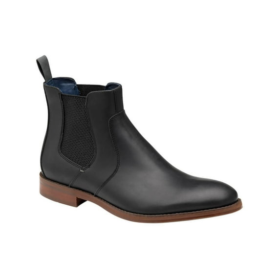 Johnston & Murphy Mens Danby Leather Pull On Chelsea Boots