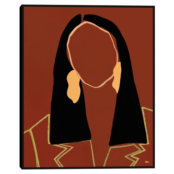 Joi by Bria Nicole Framed Canvas Art Print