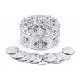 thumbnail image 1 of Joice Silver Metal Round Rhinestone Wedding Arras Box Set with Unity Coins, 1 of 4