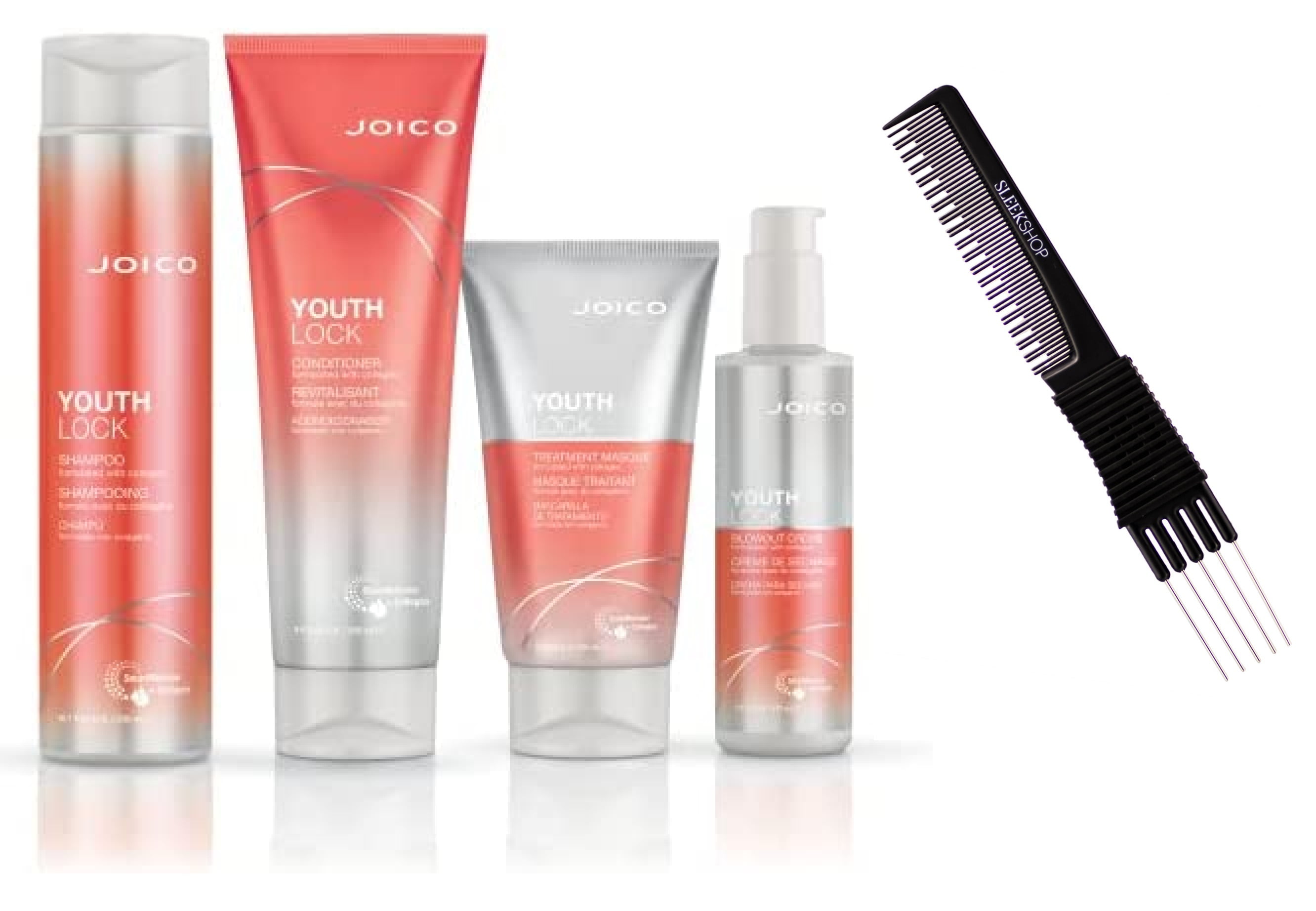Joico 5 piece YOUTH LOCK Collagen Shampoo, Conditioner, Treatment Mask
