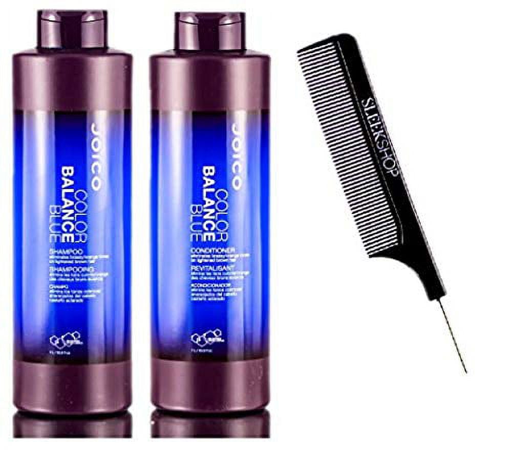 Joico Color Balance Blue Shampoo & Conditioner Duo Set (W/ Sleek Pin