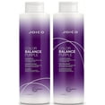 Joico Color Balance Purple Hair Shampoo and Conditioner Set for Color Treated Hair 33.8 oz Each