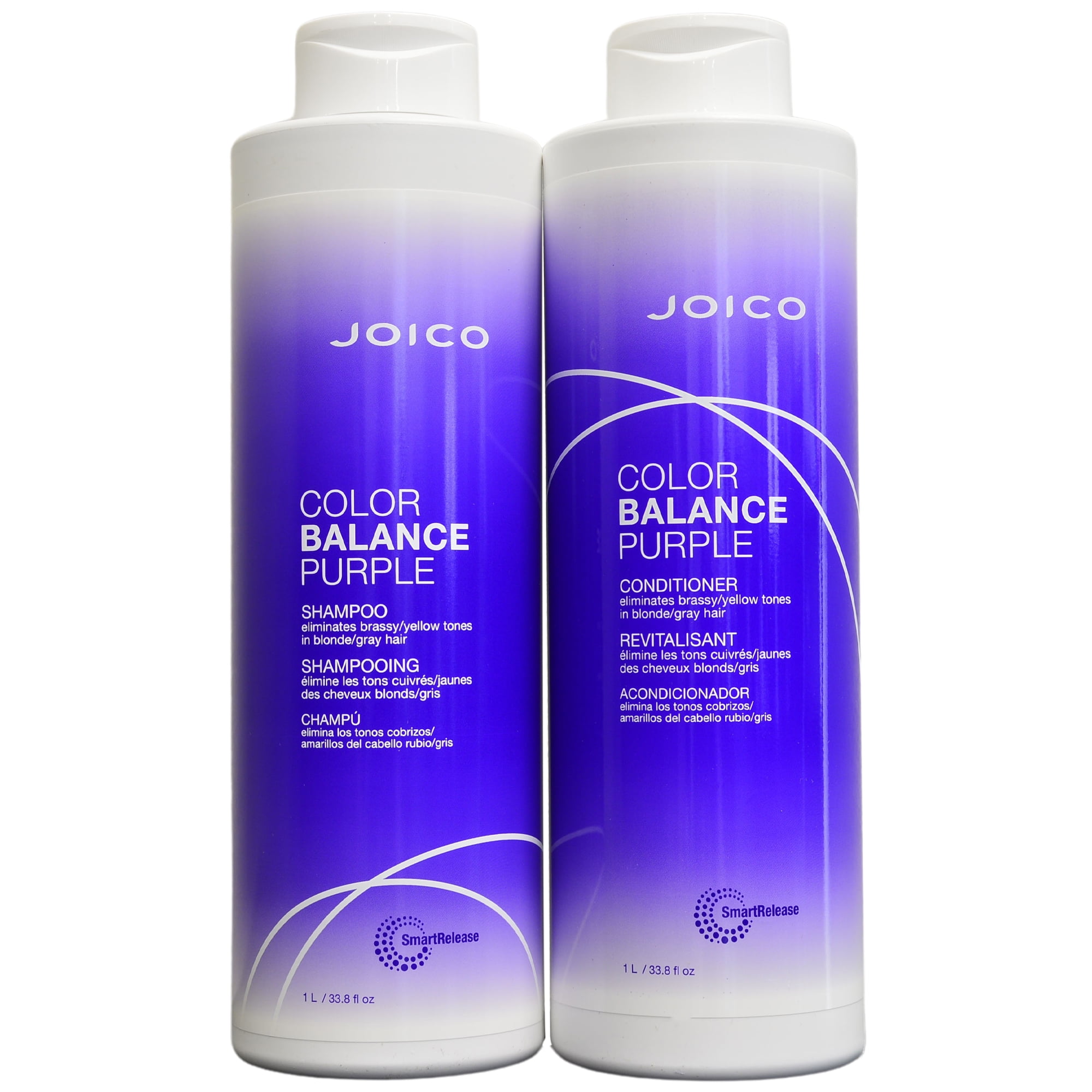 Joico Color Balance Purple Shampoo & Conditioner 33.8 oz Duo for