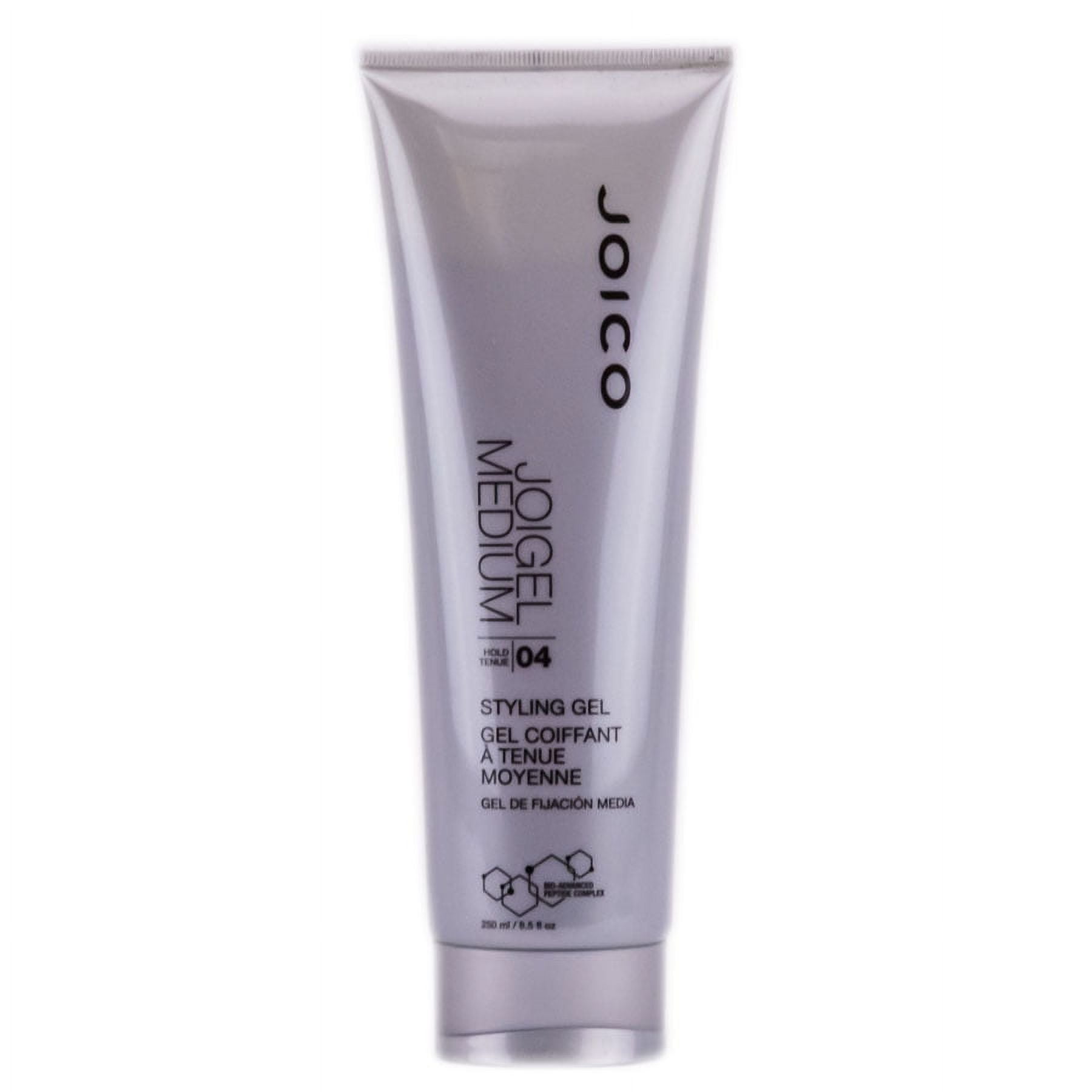 Joico JoiGel Medium Styling Gel 8.5 oz Pack of 3 with Sleek Comb