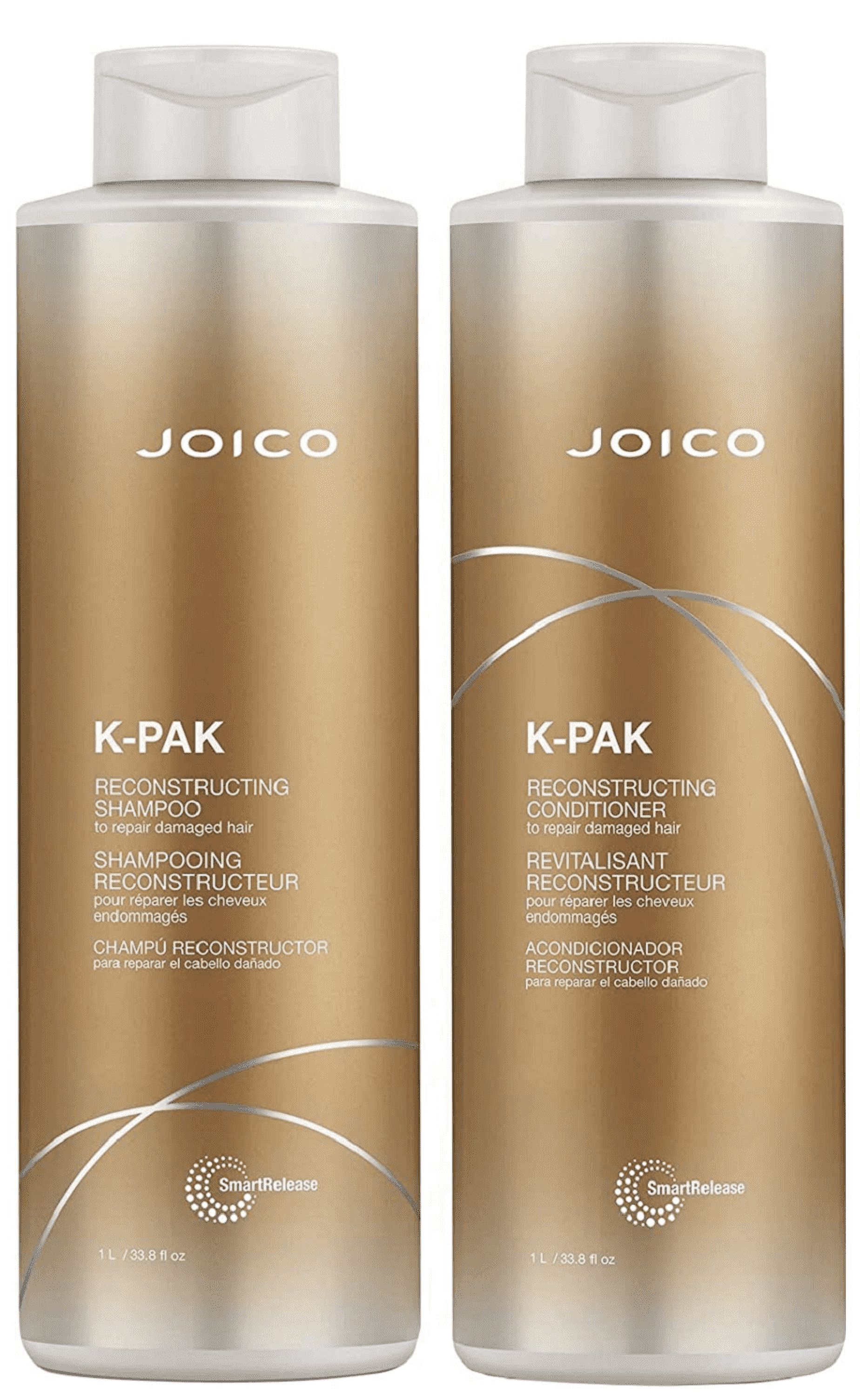 Joico K-PAK Shampoo And Conditioner Damaged Hair\'s Hero Shampoo & Conditioner Duo 33.8 Ounce Each - image 1 of 3