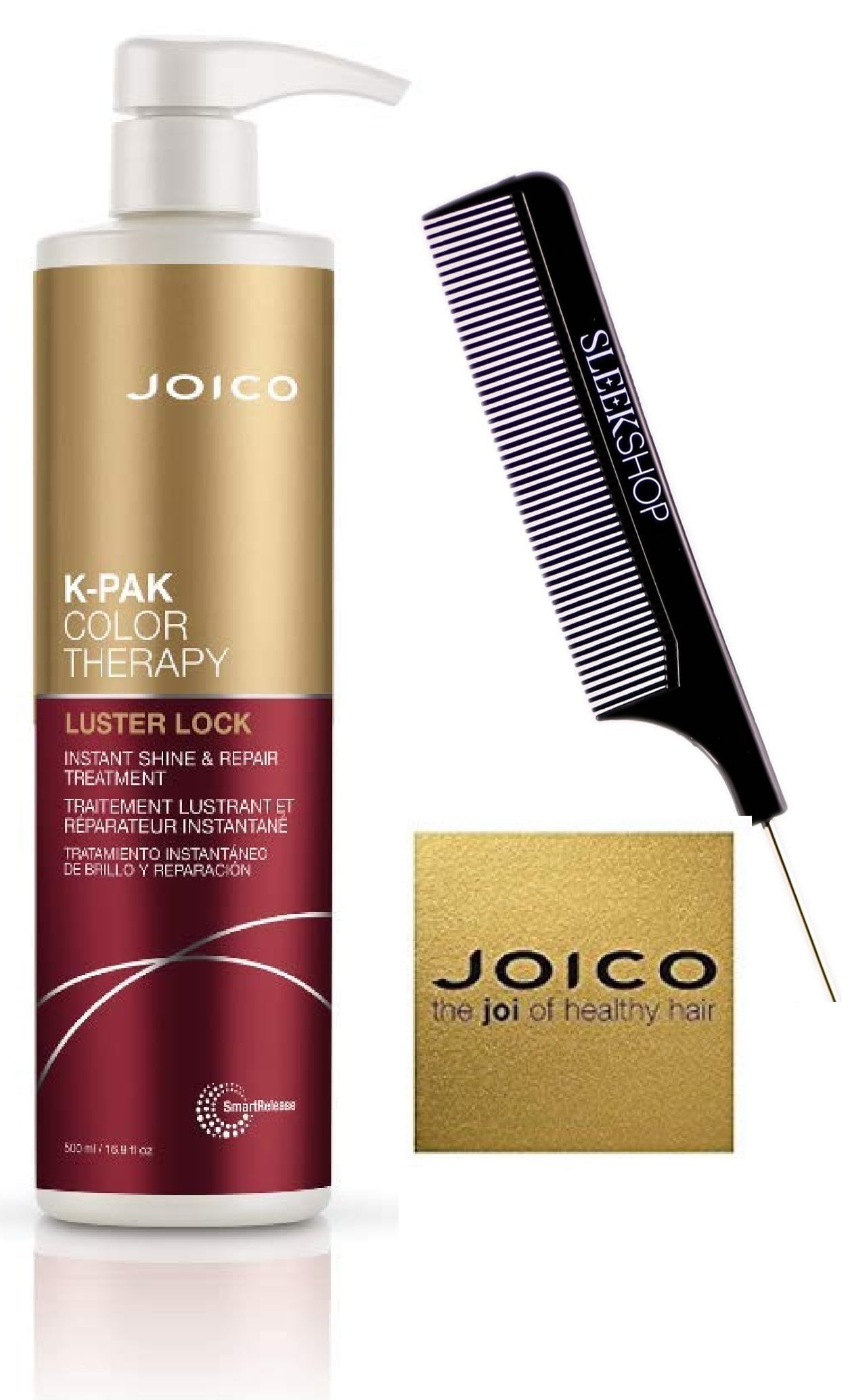 Joico K-PAK Color Therapy Luster Lock Instant Shine & Repair Treatment |  For Color-Treated Hair | Boost Color Vibrancy | Repair Breakage | With