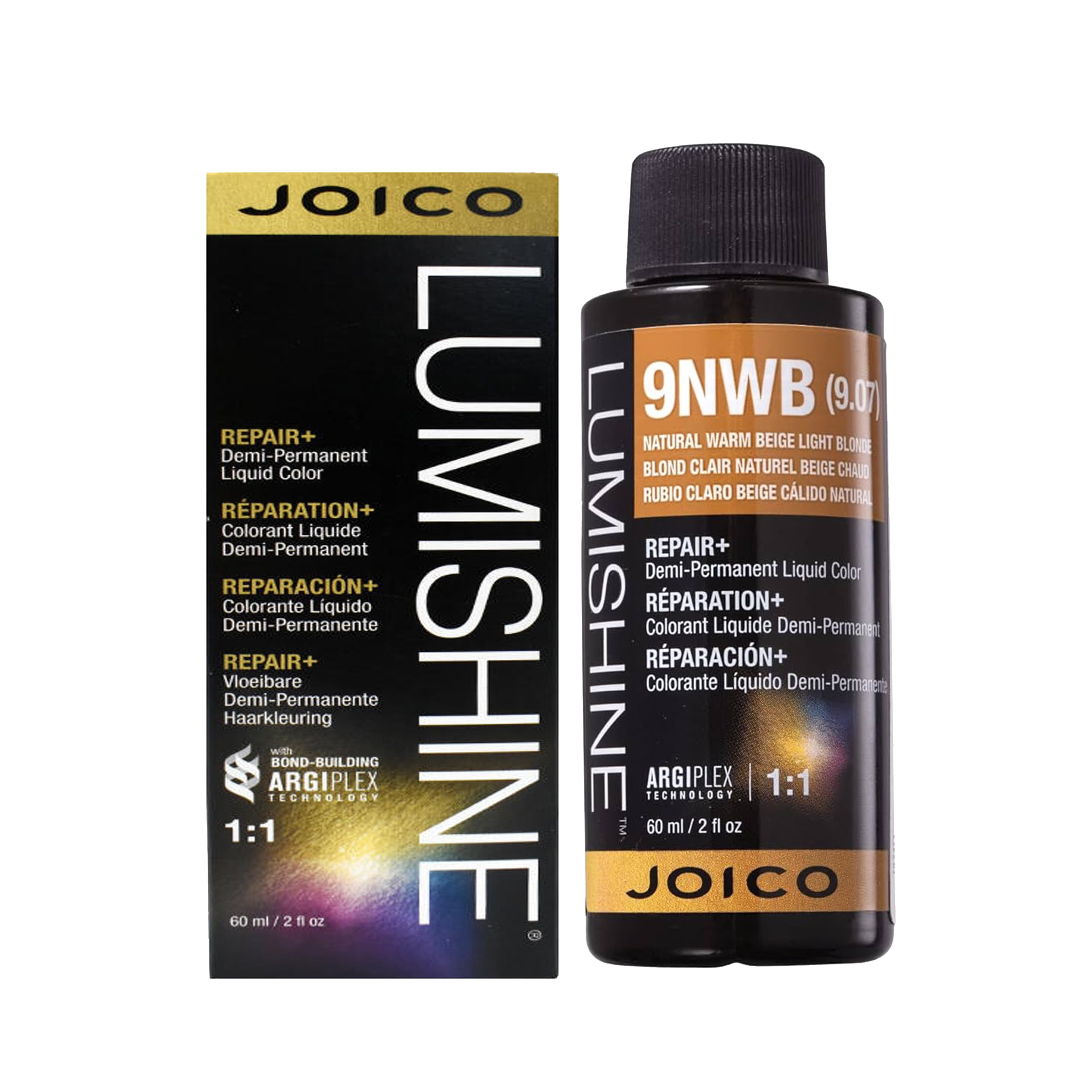 Joico Lumishine Permanent Creme Color 9NWB/9.07 – Pflegende Dauerhaarfarbe Mit ArgiPlex
