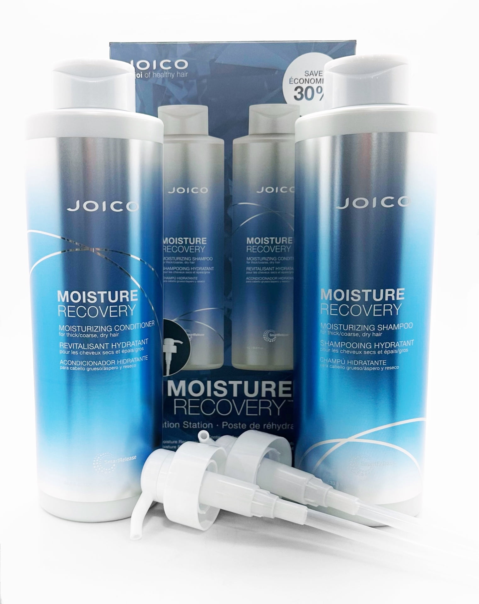 Joico Moisture Recovery Shampoo & Conditioner For Dry Hair Duo Set 33.8