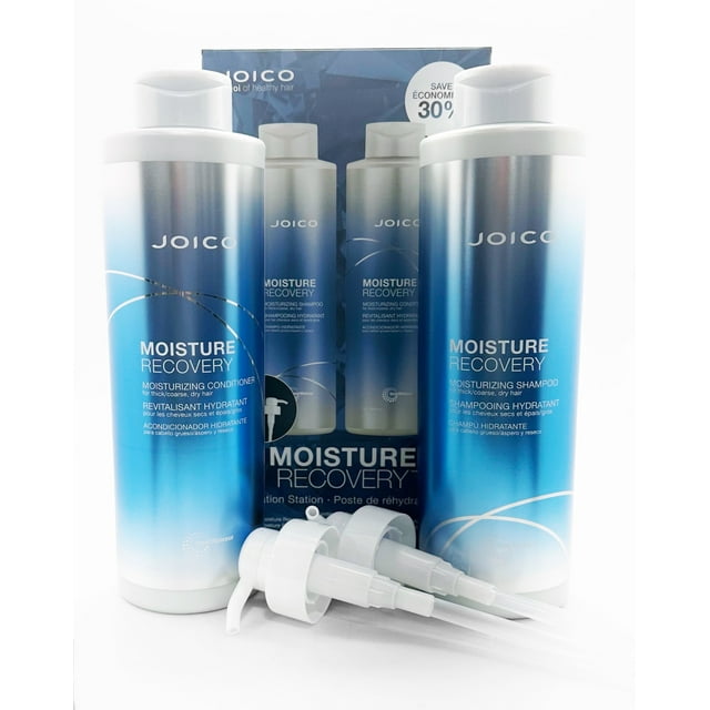Joico Hydrating Moisture Recovery Shampoo & Conditioner Set for Dry Hair, 33.8 oz