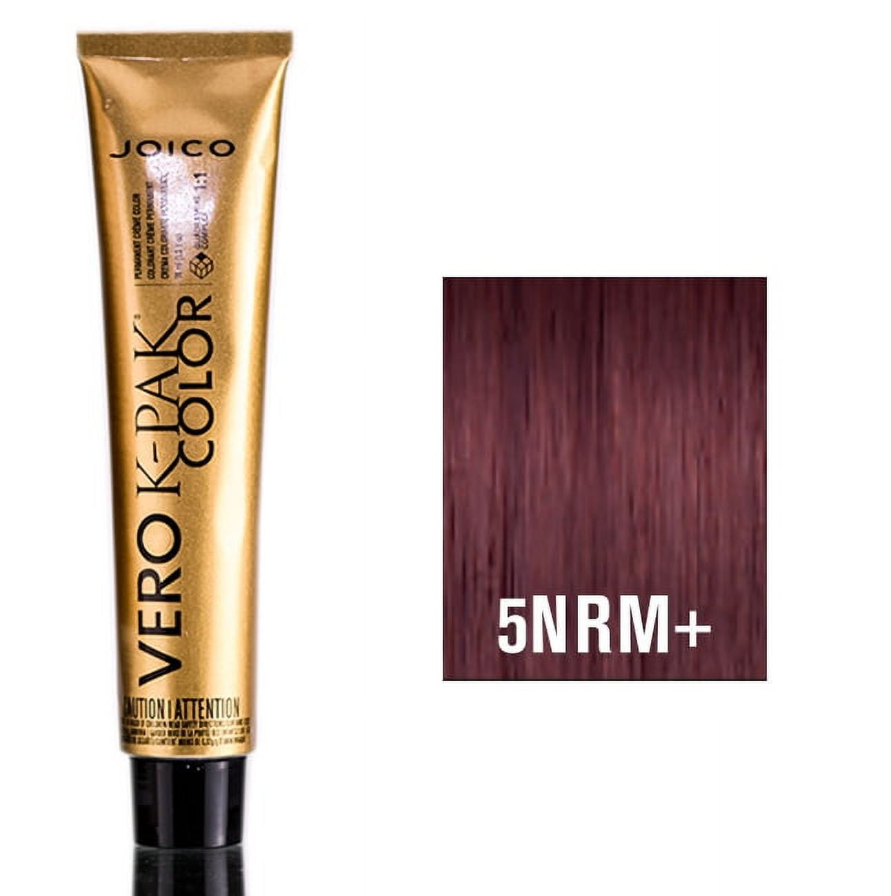 Joico Vero K-Pak Hair Color - 5NRM Plus Age Defy - Pack of 6 with Sleek 