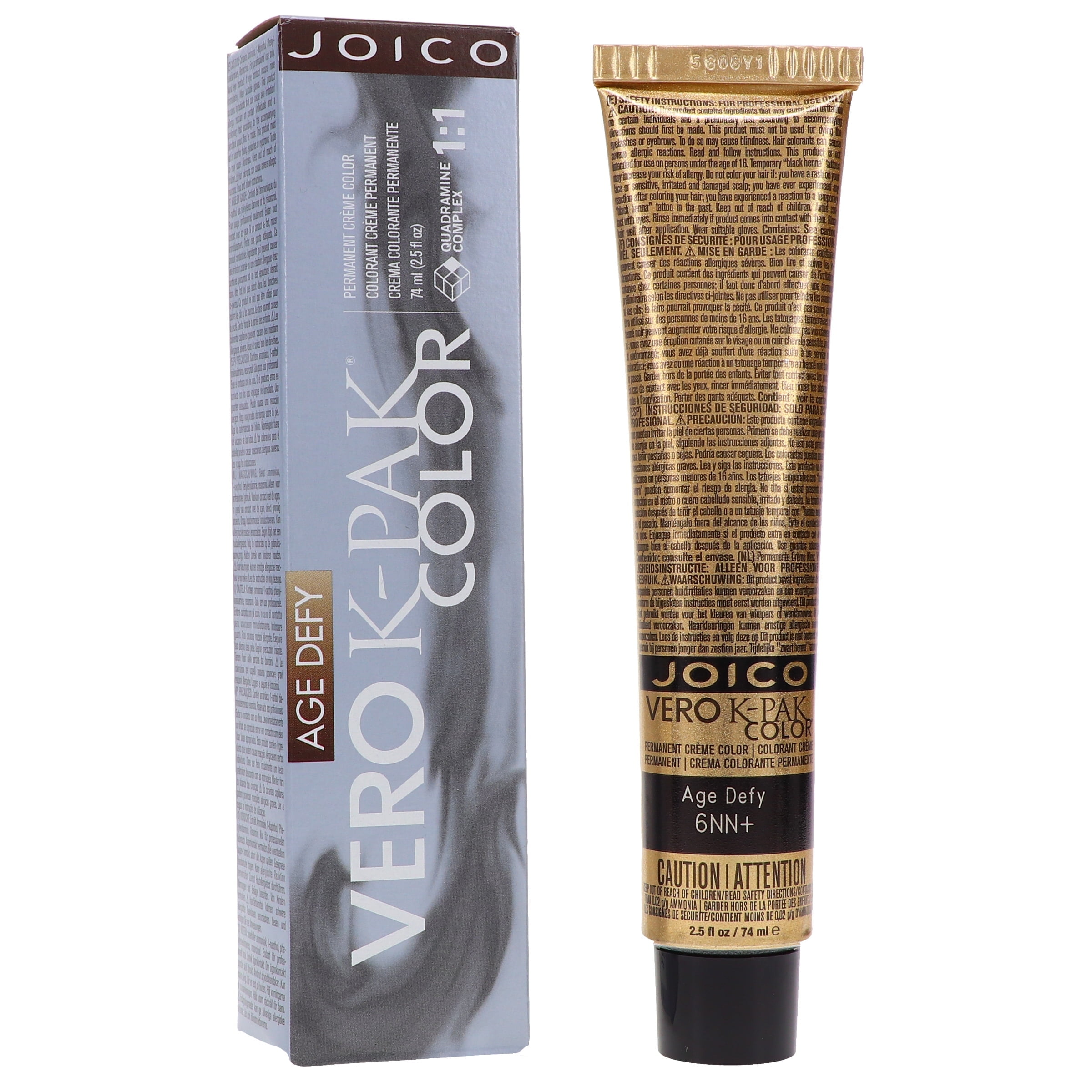 Joico Age Defy Vero K-Pak Haarfarbe 7NG+ (Dunkles Naturblond) – Chemische Coloration