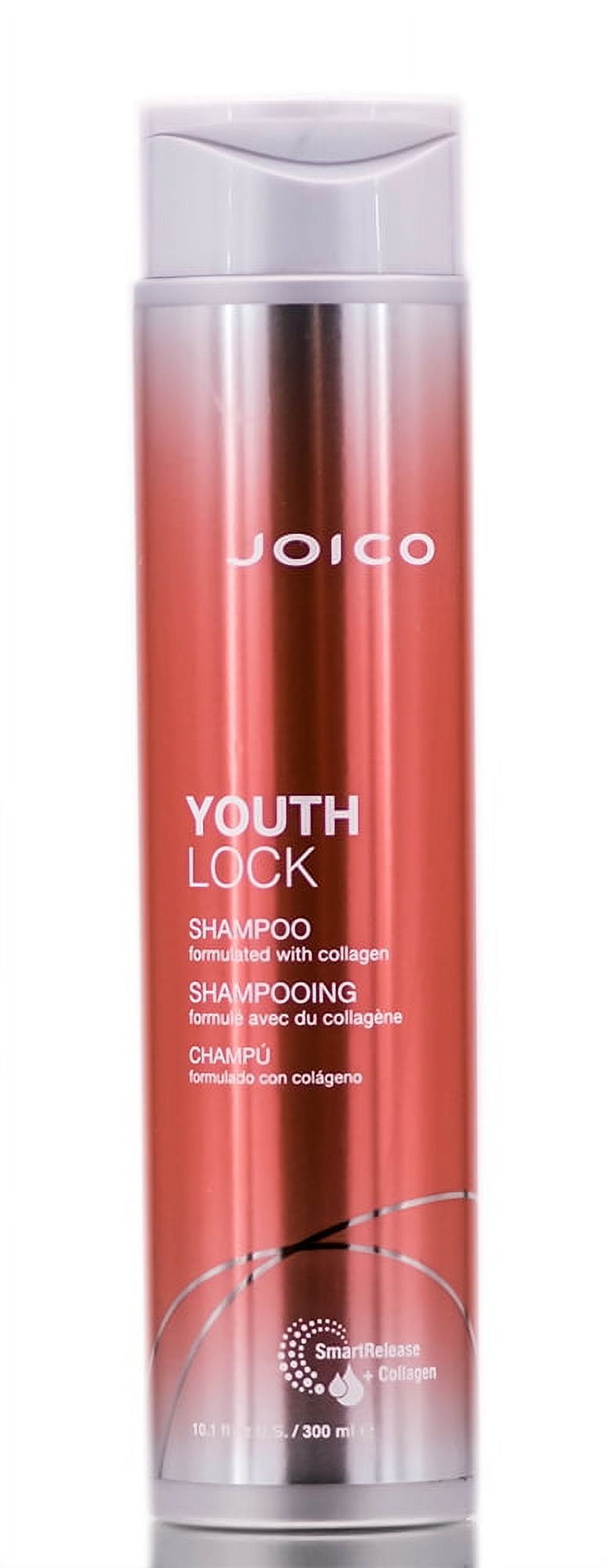 Joico YouthLock Shampoo 10.1 oz for Damaged Hair and Boosted Gloss