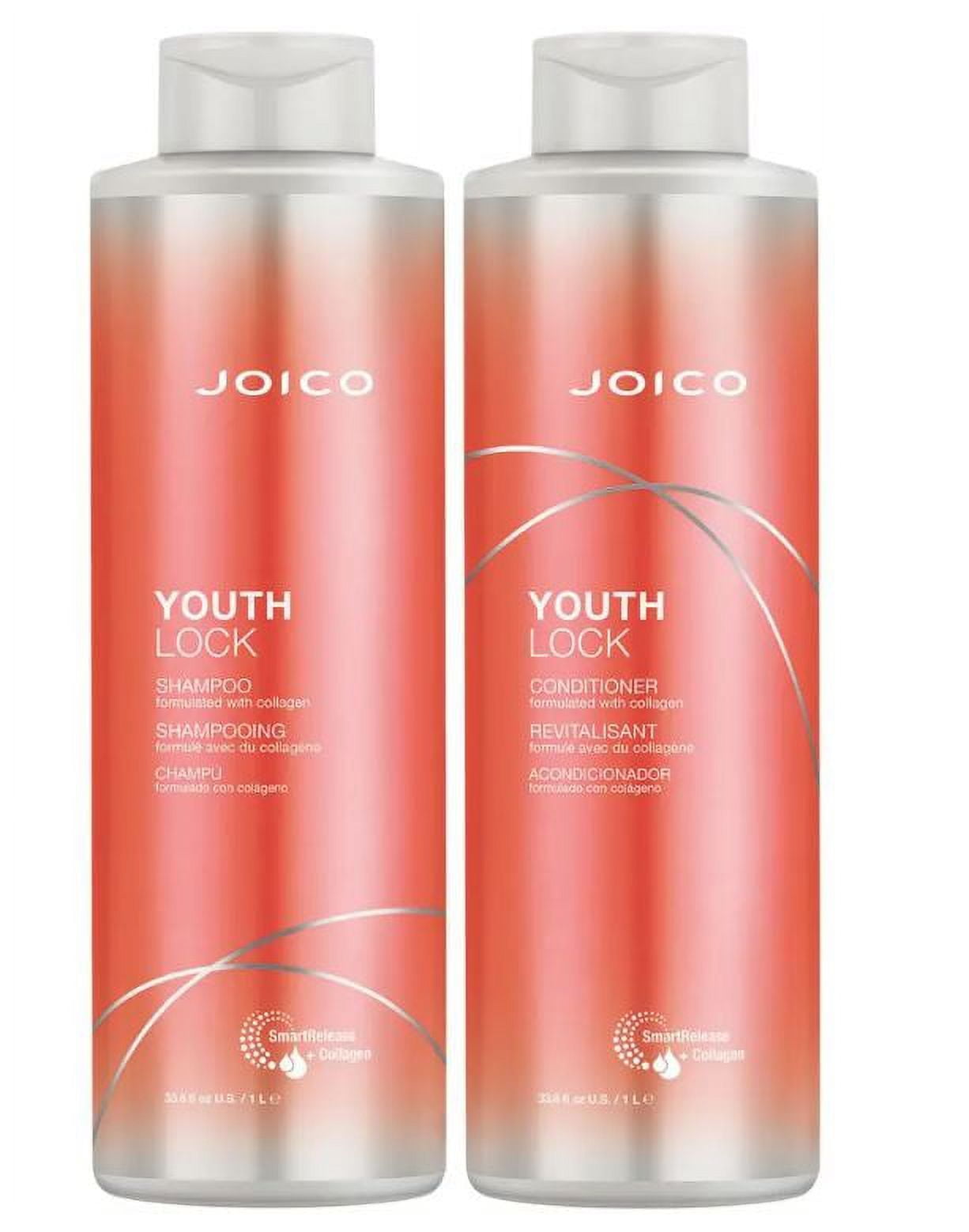 Joico YouthLock Shampoo 33.8oz & Conditioner 33.8oz Duo Set_ Formulated