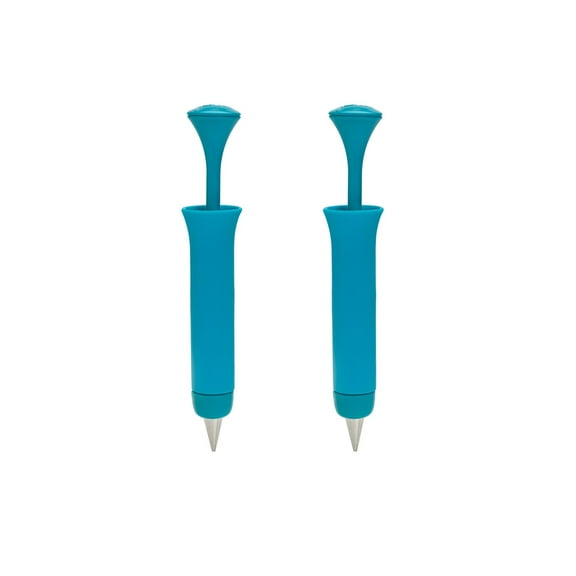 Joie Cake Decorating Pastry Icing Pen, BPA Free, Includes 3 Decorating Nozzles, Set of 2, Assorted Colors