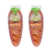 حاوية الوجبات الخفيفة Joie Carrot، خالية من مادة BPA، حاوية طعام مقسمة للوجبات الخفيفة، مجموعة من 2