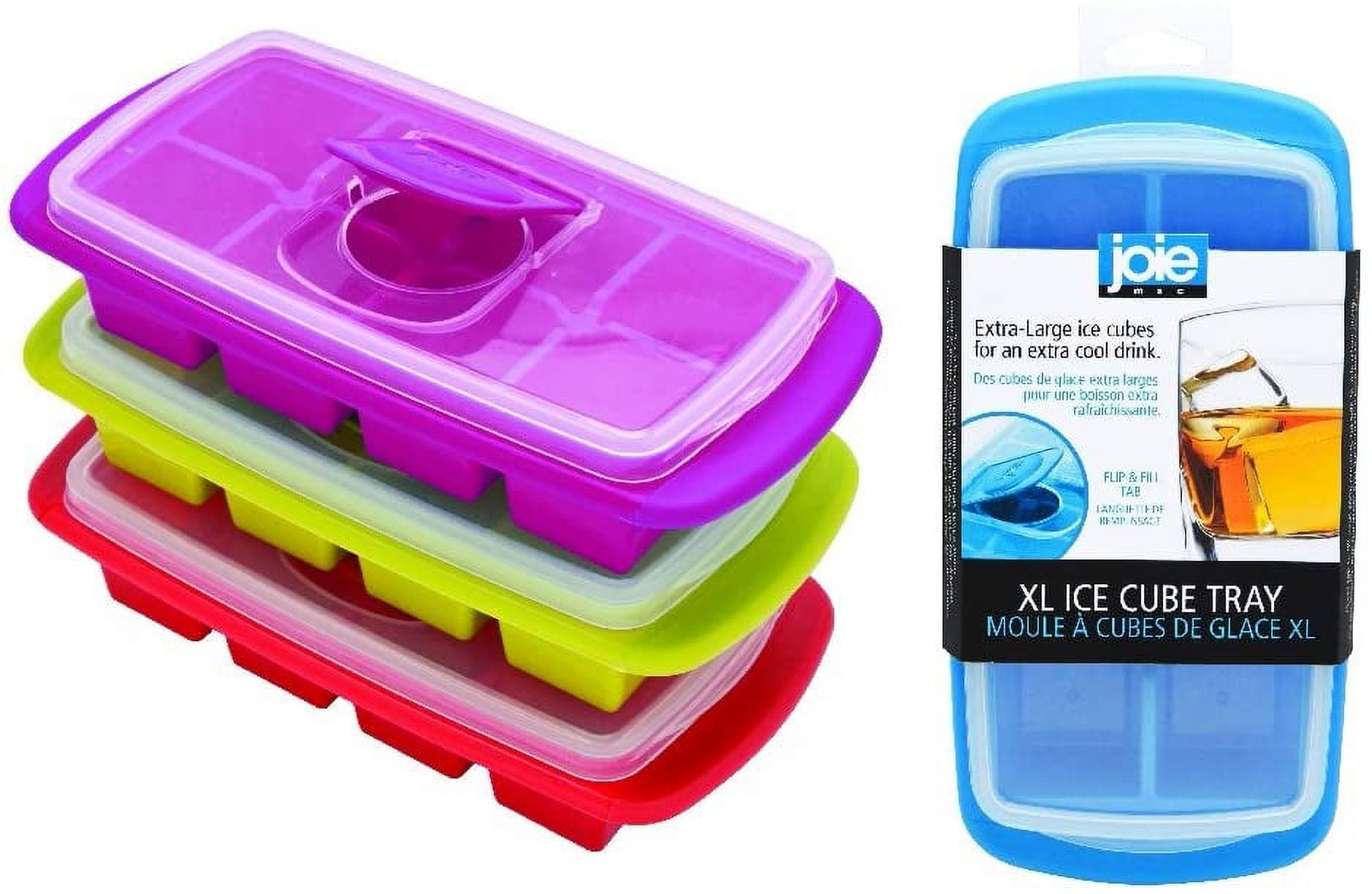 Joie Extra Large Ice Cube Tray for Freezer SlowMelting Ice Cubes
