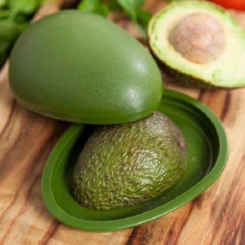 Joie Green Plastic Freezer Safe Avocado Food Storage Container