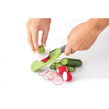Joie Mini Mandoline, Handheld Slicer for Vegetables with Protective Guard