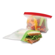 Joie Rainbow Reusable Snack Bags, Assorted Pack of 6 Leak-Proof Snack Bags for and Meals on the Go