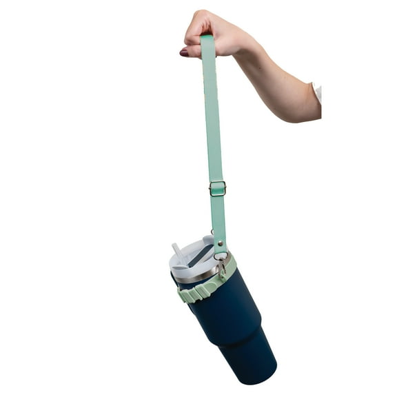 Joie Silicone Groovy Tumbler Straps, Set of 3 Tumbler Straps with Adjustable Shoulder Straps