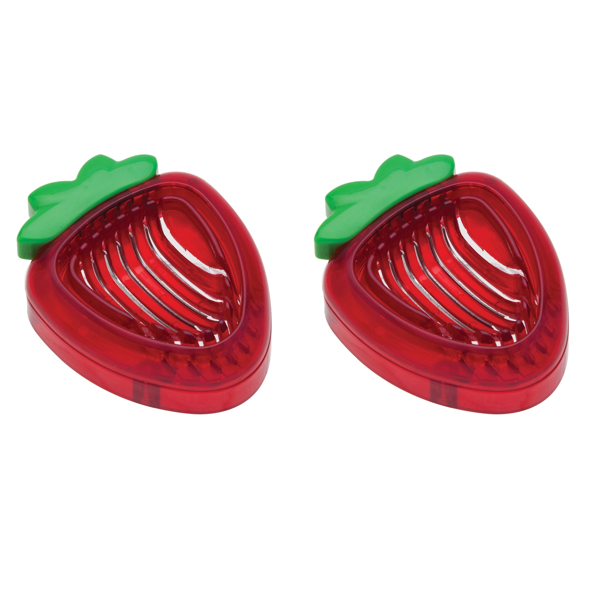 Joie Strawberry Slicer, Stainless Steel, BPA Free, Set of 2