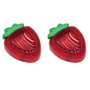 Joie Strawberry Slicer, Stainless Steel, BPA Free, Set of 2