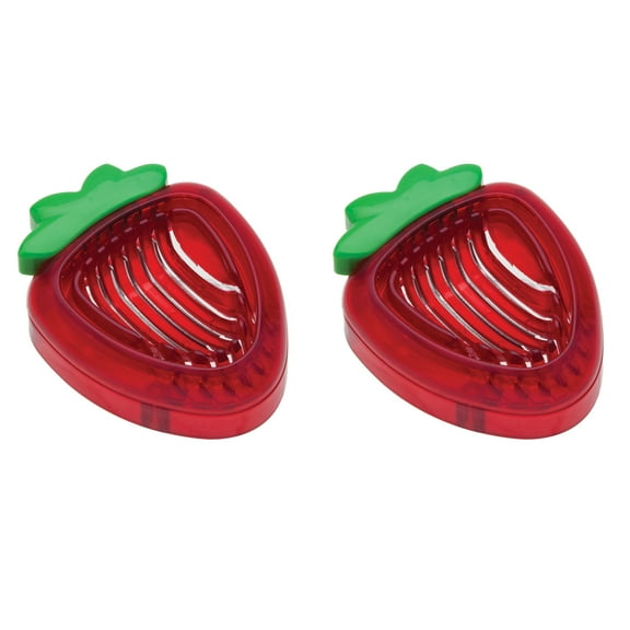 Joie Strawberry Slicer, Stainless Steel, BPA Free, Set of 2