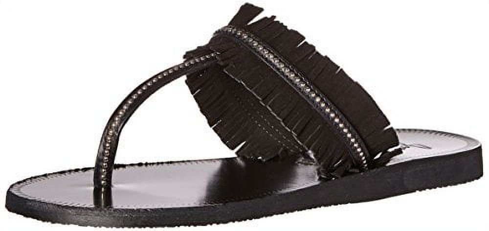 Joie Women's Maisie Flat Sandal, Black/Silver, 36 EU/6 M US - image 1 of 6