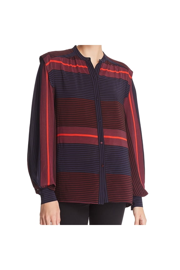 Womens Ishana Button Up Shirt, Multicoloured, Small