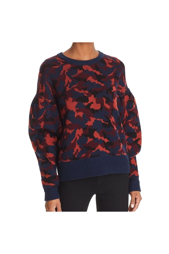 Womens Merino Pullover Sweater, Blue, Large