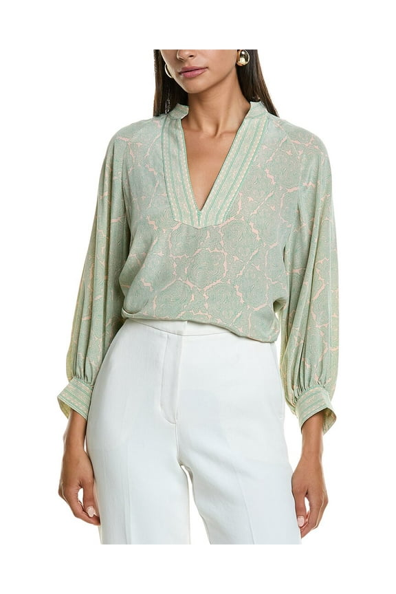 womens  Perci Blouse, XXS, Black