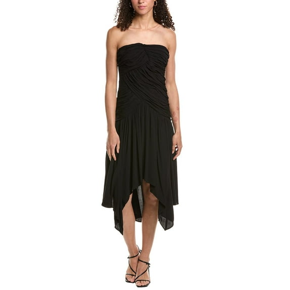 Joie womens Vivienne Midi Dress, 2, Black